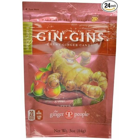 THE GINGER PEOPLE GINGINS, CHWY, SPICY APPLE 00538181